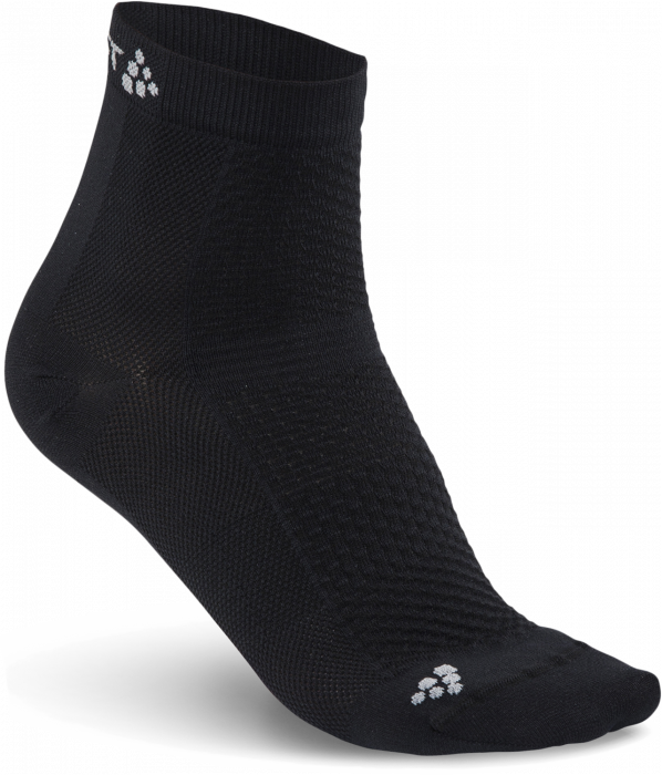 Craft - Cool Mid 2-Pack Sock - Svart