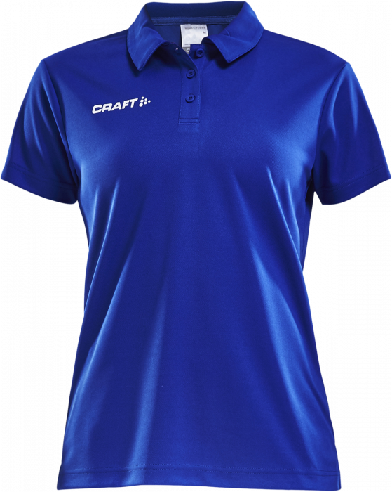 Craft - Progress Polo Pique Women - Niebieski & biały