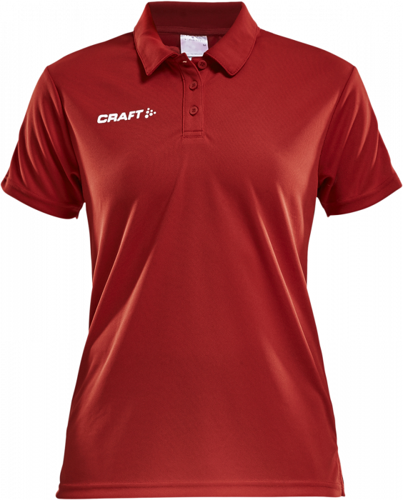 Craft - Progress Polo Pique Women - Rot & weiß