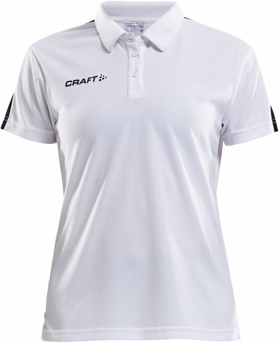 Craft - Progress Polo Pique Women - Weiß & schwarz