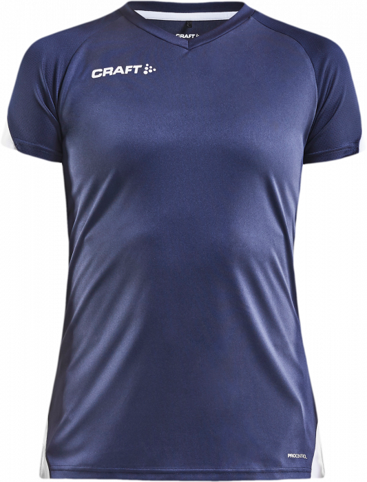 Craft - Pro Control Impact Tee Women - Marineblau & weiß