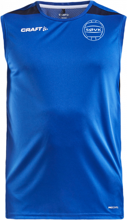 Craft - Sønderborg Volleyball Sleeveless T-Shirt Men - Cobalt & navy blue