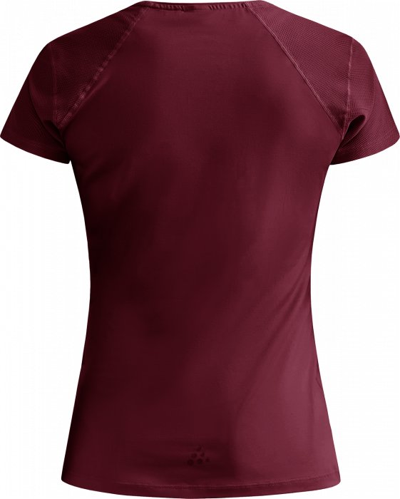 Craft - Adv Essence Ss Slim Tee W - bordeaux