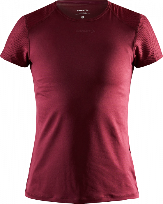 Craft - Adv Essence Ss Slim Tee W - bordeaux
