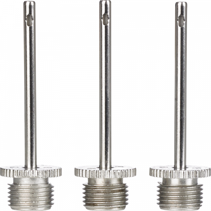 Select - Metal Needle Air Compressor 3-Pack - Plateado