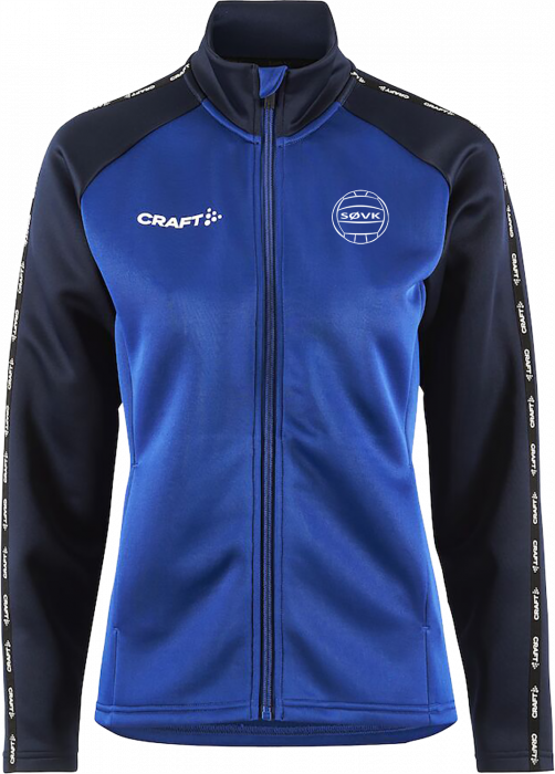 Craft - Squad 2.0 Full Zip Women - Club Cobolt & azul-marinho