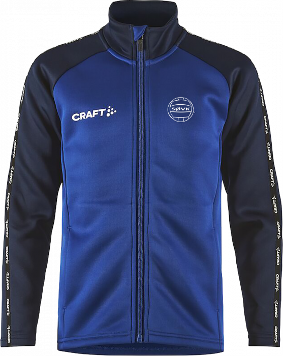 Craft - Squad 2.0 Full Zip Jr - Club Cobolt & marineblau
