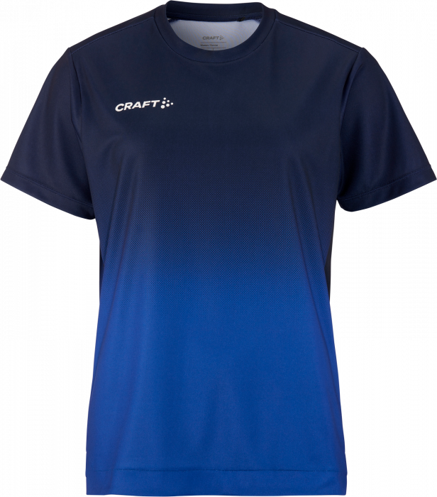 Craft - Evolve 2.0 Structured Graphic Jersey Women - Granatowy & club cobolt