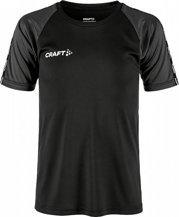 Craft - Squad 2.0 Contrast Jersey Jr - Schwarz & grante