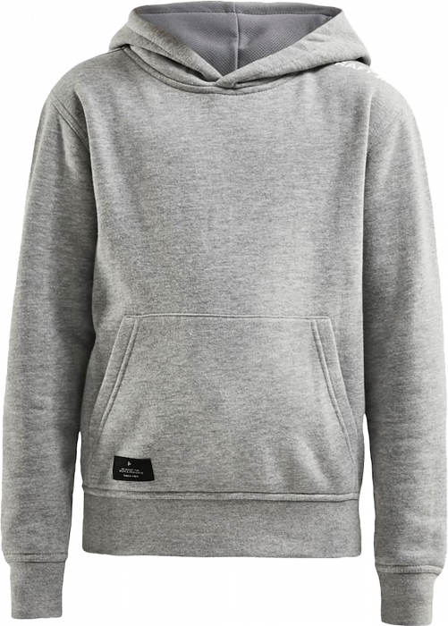 Craft - Hoodie Kids - Szary melanżowy