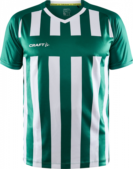 Craft - Progress 2.0 Stripe Jersey Men - Zielony & biały