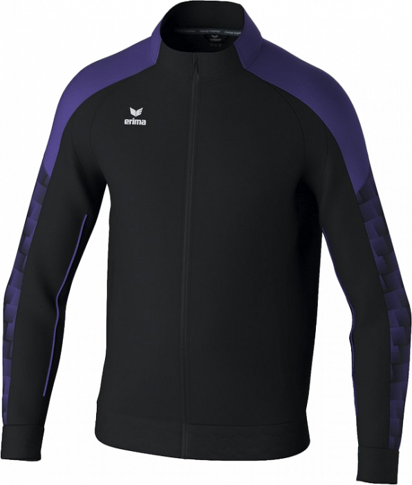 Erima - Evo Star Training Jacket Full Zip - Nero & viola