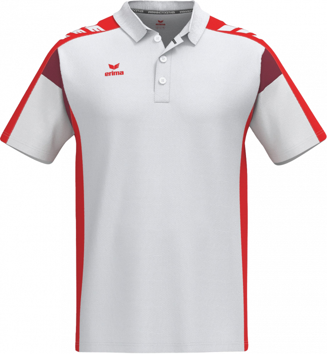 Erima - Celebrate 125 Polo - Wit & rood
