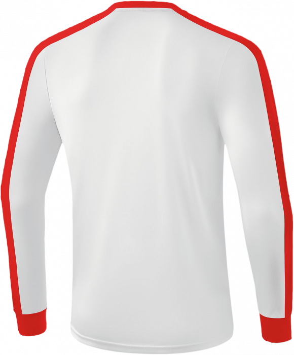 Erima - Retro Star Longsleeve Jersey - Blanco & ruby red