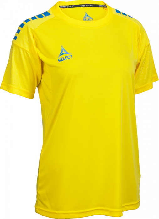Select - Spain V25 Player Shirt S/s Women - Gul & blå