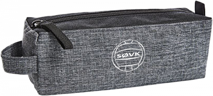 Sportyfied - Sønderborg Volleyball Pencil Case - Grey Melange & black